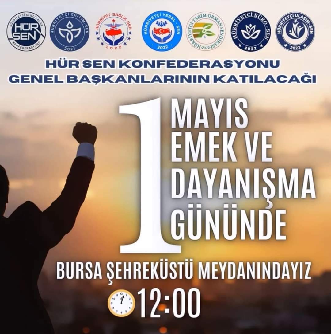 1 Mayıs’ta Sendikaların Olması Gerektiği Yerde; ALANLARDA’yız. Hürriyetçi Eğitim SEN SENDİKADIR. #SendikaHürriyettir #HürriyetGülümsetir