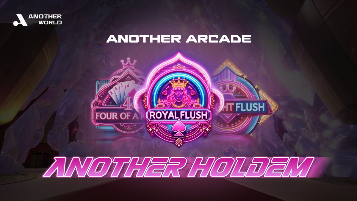 ❤️♠️ Enjoy Another Hold'em at Another Arcade Level up your poker game! Another Hold'em awaits at Another Arcade🌐 Head to Another Arcade, test your luck, and chase that jackpot!🎊 #Web3gaming #AnotherWorld #Metaverse