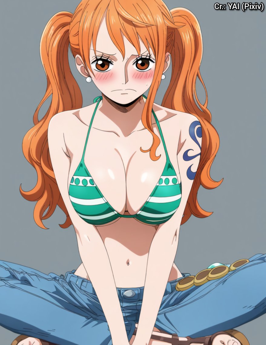 Nami looks so cute ♥️ #ONEPIECE #nami #ナミ