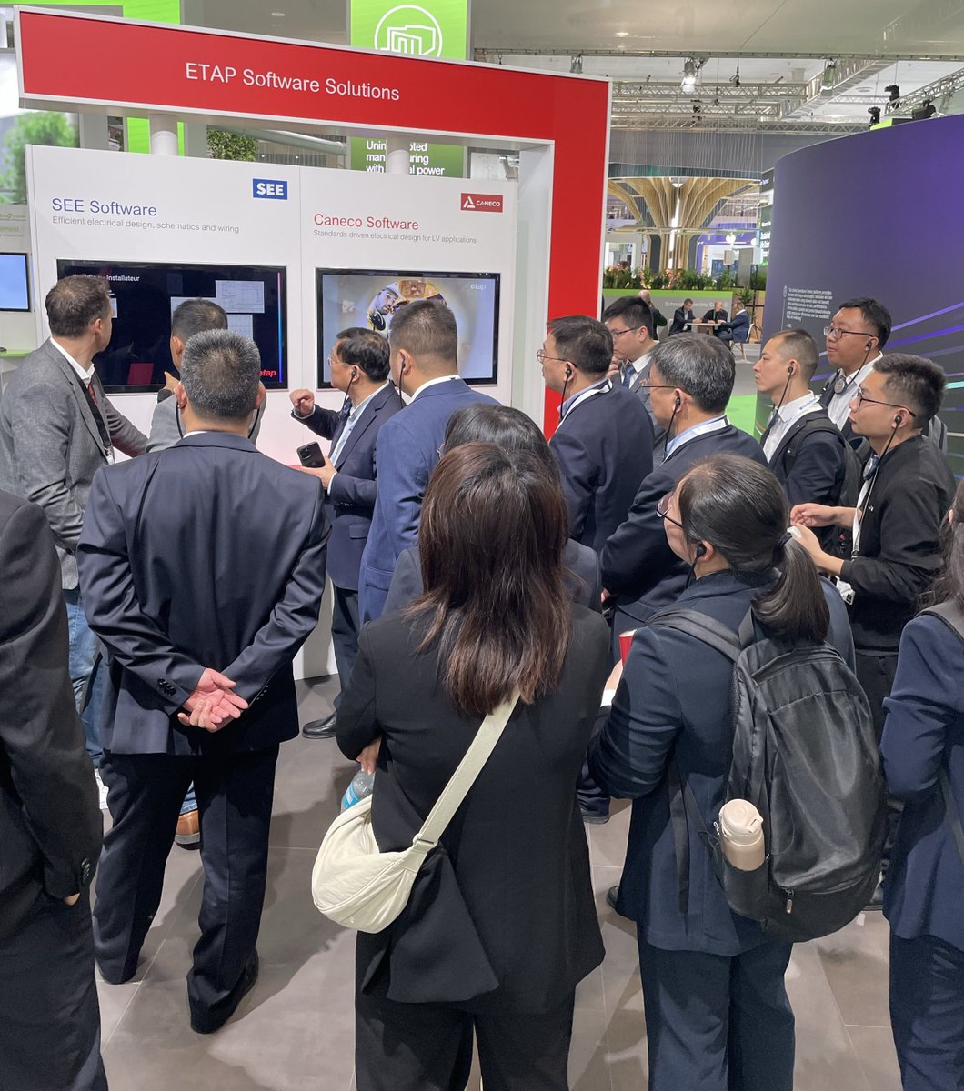 #HannoverMesse:
We showcased our wider portfolio, our Unified Electrical #DigitalTwin platform & we hosted sessions on sustainability. Grateful for having received this overwhelming response, reaffirming our commitment to innovation & sustainability in #electricalengineering.