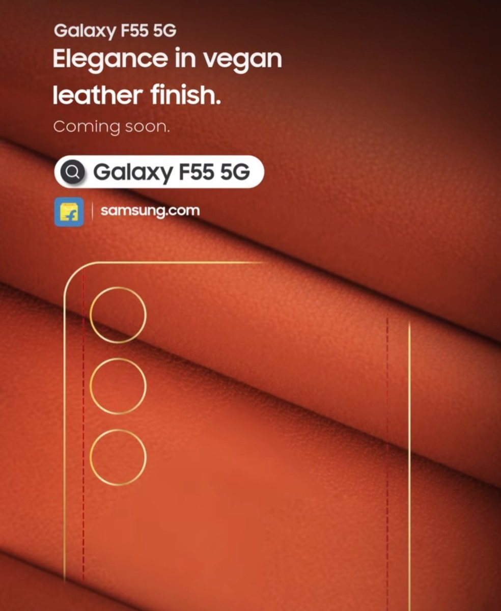 Tech4Bliss's tweet image. #GalaxyF55 5G will be the first smartphone with vegan leather from #Samsung.
#TechNews #Smartphones #GalaxyAI #Tech4bliss