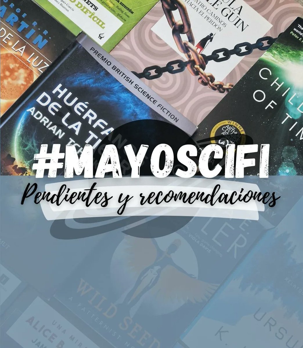 Mañana empieza el #MayoScifi, una de mis iniciativas favoritas del año 🪐
Recopilé algunos de mis pendientes para escoger entre ellos mis lecturas. También tenéis unas cuantas recomendaciones divididas en categorías, por si no sabéis qué leer o queréis empezar con el género 🚀