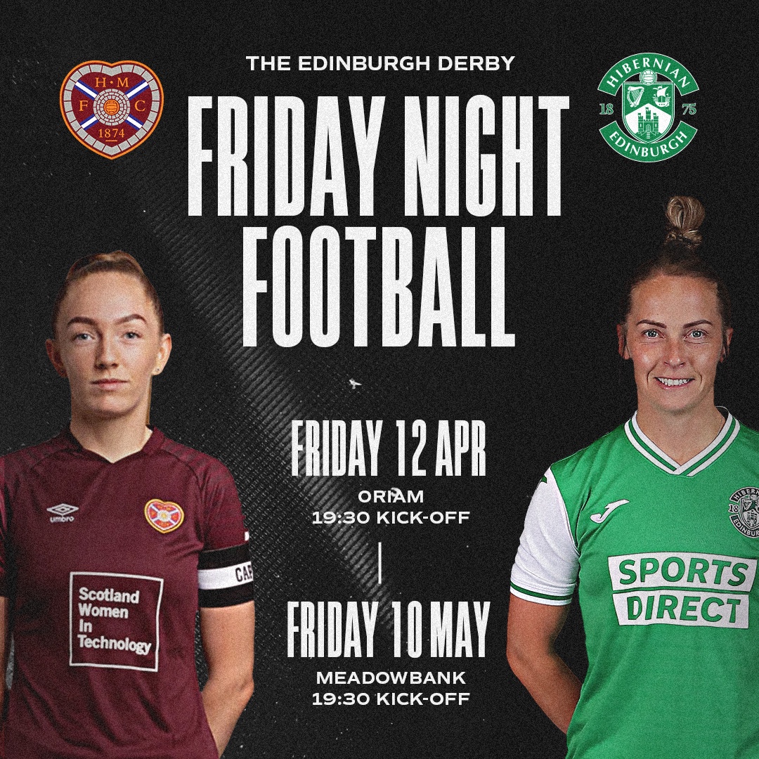 Tickets for the final Edinburgh Derby of the season are now on sale! 🎟️rb.gy/oqkssz