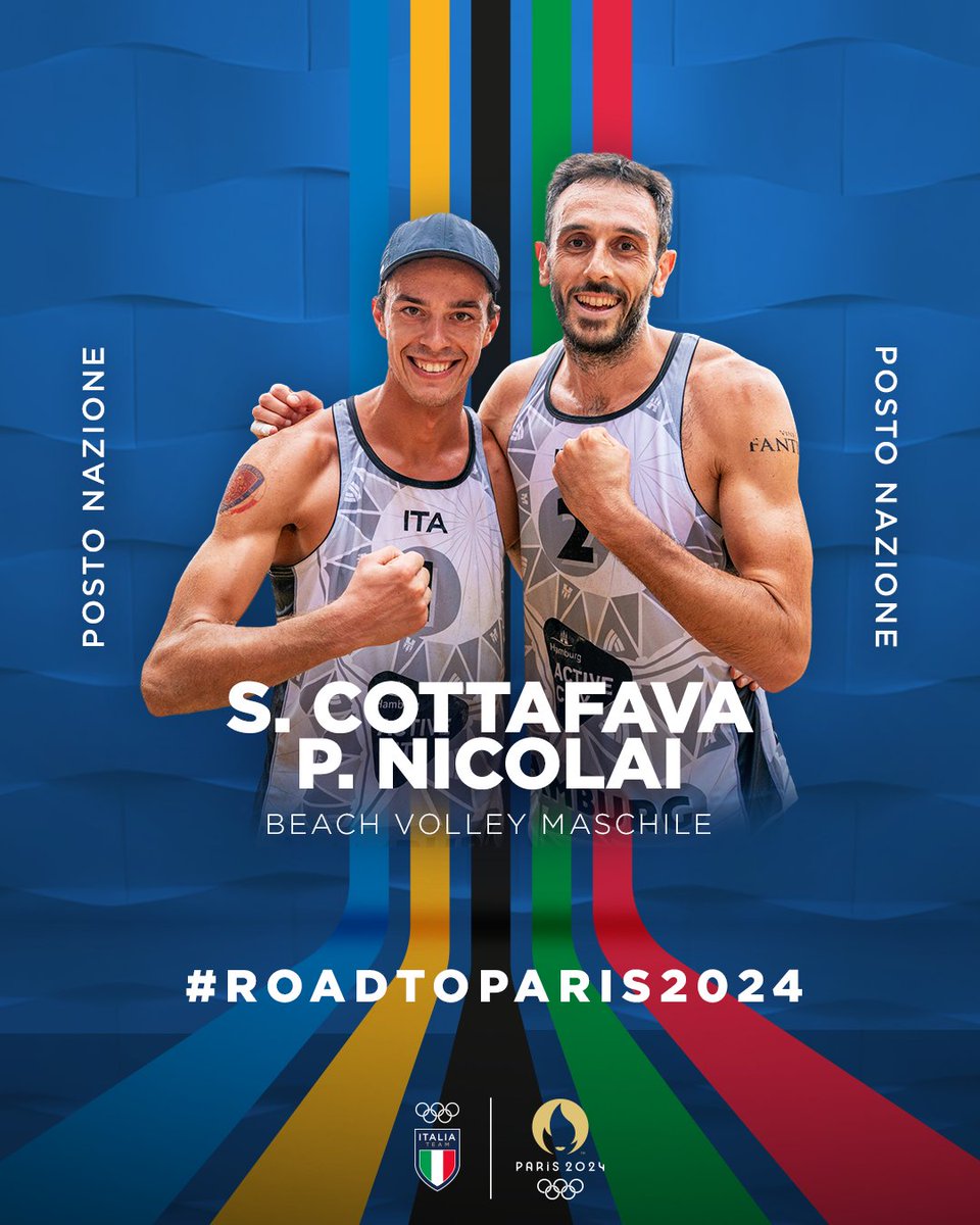 La prima di Samuele Cottafava, la quarta dell’argento olimpico di #Rio2016 Paolo Nicolai!💪 La coppia azzurra nata nel 2022 consegna all’#ItaliaTeam il posto nazione numero uno del beach volley a @Paris2024! 👏 👉bit.ly/3WjGdj1 @Olympics #RoadToParis2024 @Federvolley