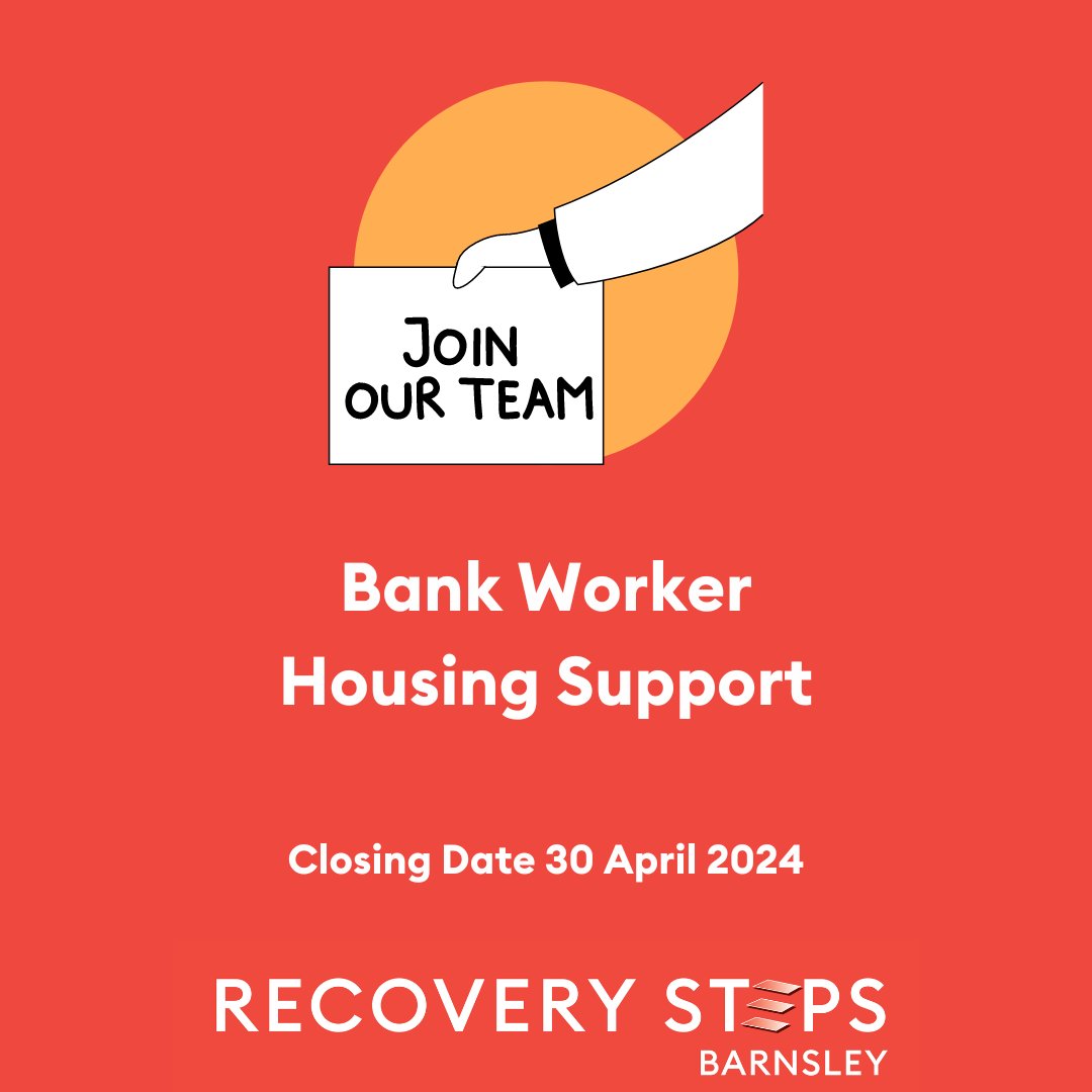 🌟Closing today!🌟

Join Thrive Barnsley as a Bank Worker! 🎉 Support adults facing challenges, guiding them to permanent housing. 🏠💡 

Apply now to make a difference! 👇

peoplekind.my.salesforce-sites.com/recruit/fRecru…

#Barnsley #recovery #jobadvert #southyorkshire #barnsleyjobs #harmreduction