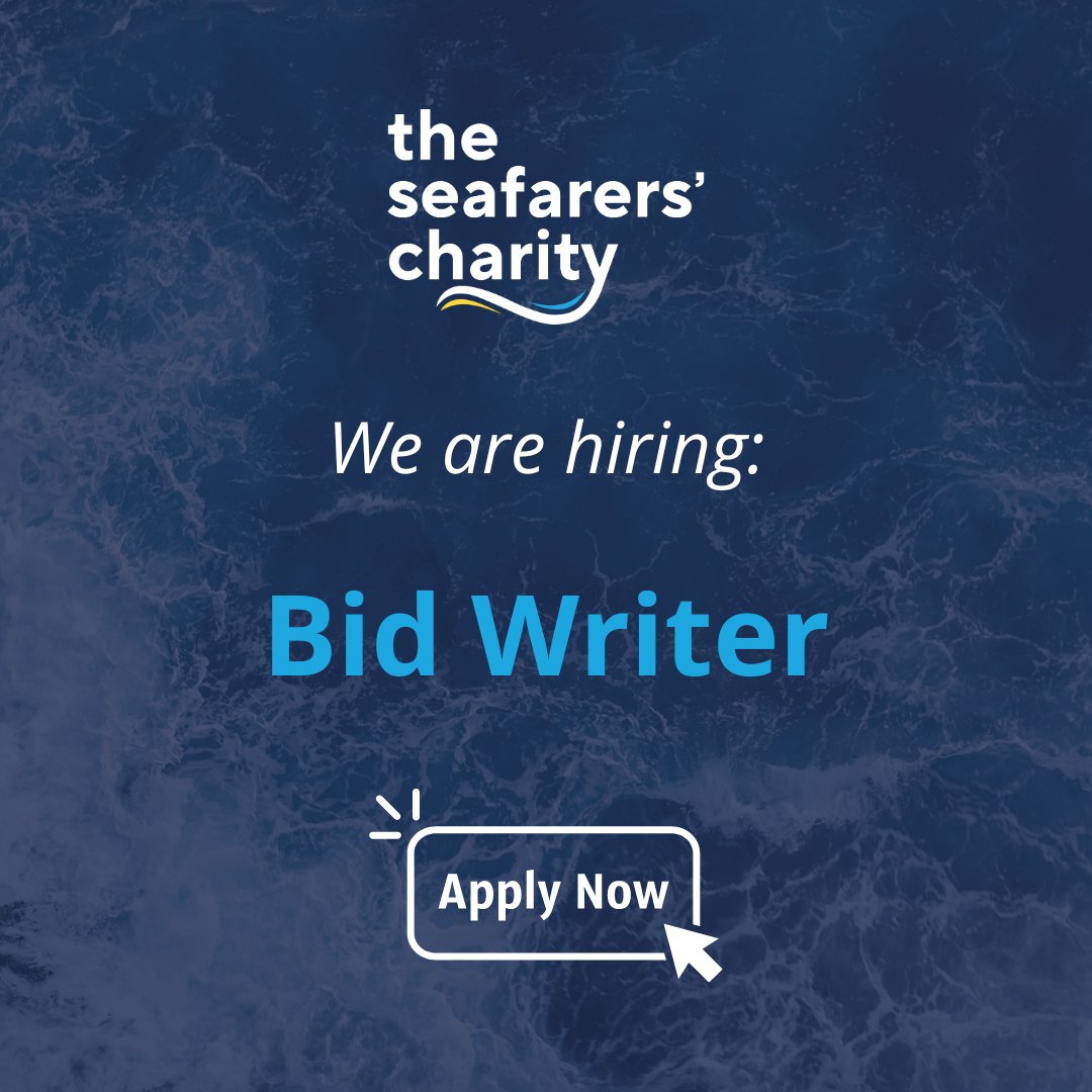 We are seeking an experienced Bid Writer to join our development team. You will be working with the Trust and Foundations Manager to write bids for and to secure income for The Seafarers’ Charity and the IFFS Project. 📅 Deadline 26 May Learn more 👇 theseafarerscharity.org/who-we-are/vac…