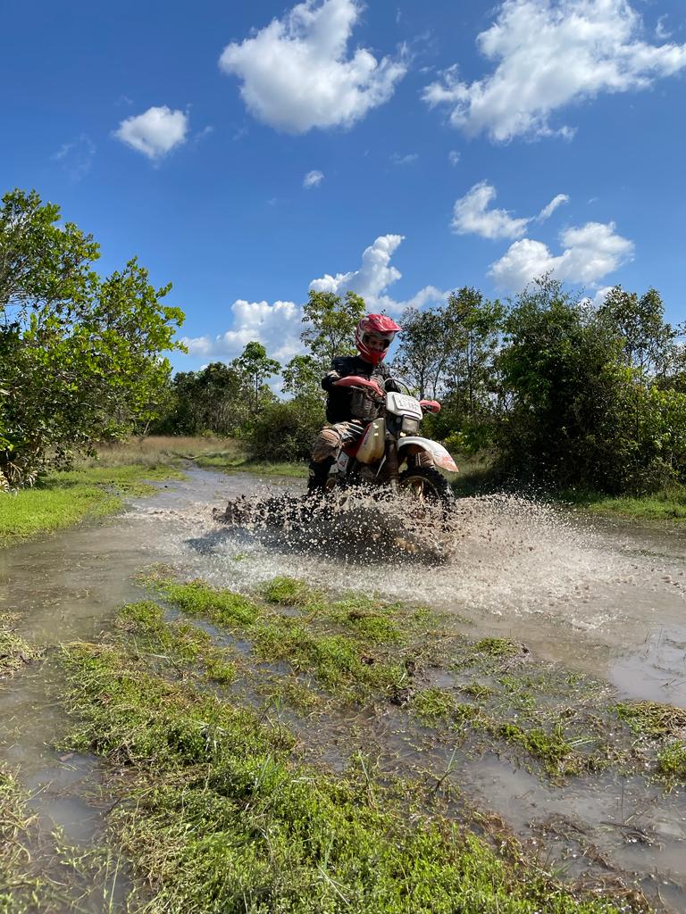 The Green Season..  May  June, July,  August,  Sept, Oct .  less tourists  and beautiful ground..  Soft ground to Mud. Better than the dry months by end of January when lots of dust . Choose the #wetseason #visitcambodia #ride #enduro @ProMotocross @TraverseMag