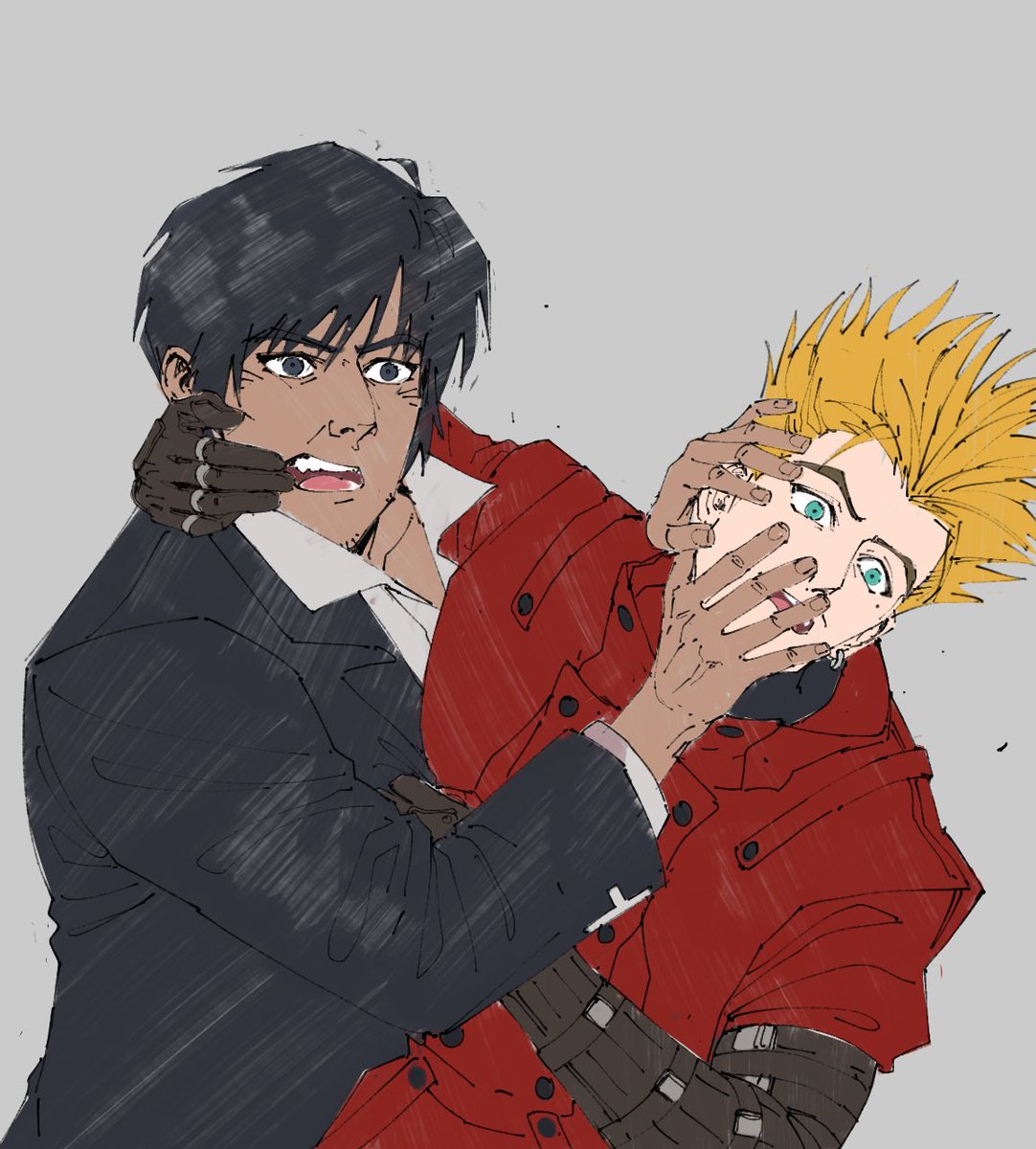 more vw shitpost #TRIGUN #NicholasDWolfwood #VashTheStampede #vashwood