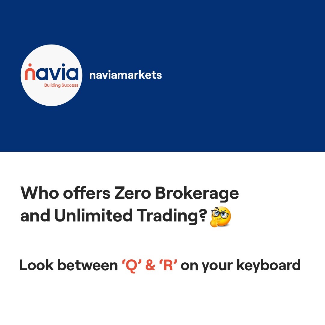 Still searching for zero brokerage trading plans? 🧐

Look no further! Join Navia and reap benefits like No AMC and unlimited trading with our flat pricing plans.

#Navia #TrustedTradingPartner #TradeSmart #FinancialFreedom #InvestingJourney #StockMarket #Trading #WealthCreation