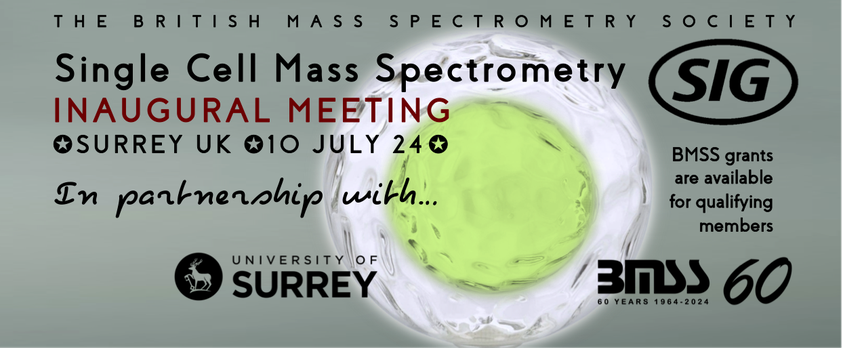 The *new* BMSS Single Cell Special Interest Group (Single Cell SIG) invites you to register for our inaugural meeting on 10th July 2024!  Come and join us! bmss.org.uk/bmss-single-ce… #MassSpec #MassSpectrometry