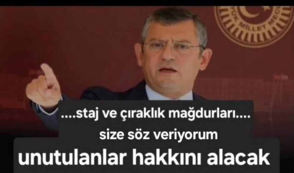 Yanımızda olanın yanındayız dedik mi, dedik….! Mağdurun Dostu Özel @eczozgurozel ÇırakStajyer Tek Ses Tek Yürek #ÇırakStajyerÖzgürÖzelleMitingeHazır