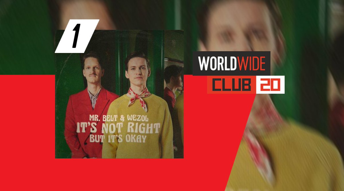 It's Not Right But It's Okay van @mrbeltandwezol is de nieuwe nummer 1 in de Worldwide Club 20 > top40.nl/hitlijsten-nie…