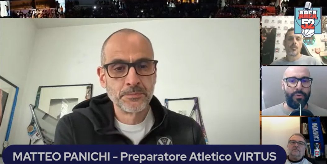 Matteo Panichi played for 12 seasons in Serie A and Euroleague, mainly with Pesaro and Virtus (once I played against him too!). 

Today is Virtus' strength and conditioning coach: yesterday he was with us at @areacinquanta2!

THREAD!
 
(Full show: youtube.com/watch?v=c-MUZR…)