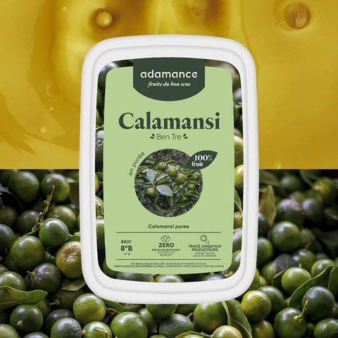 Wellocks X Adamance | Calamansi Purée A gourmet fruit with a strong kumquat-like taste and subtle bitterness, grown in Phong Dien, Vietnam, a region renowned for its fruit cultivation and fertile soil. Available to order here > bit.ly/3VCX0Np