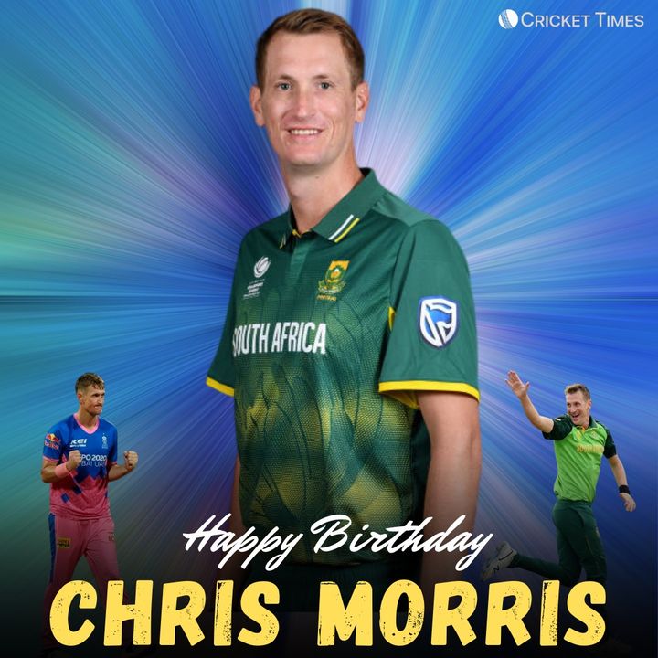 Happy Birthday, Chris Morris 🎉🎉

#cricket #ipl2024 #ChrisMorris #happybirthday #southafricacricket #CricketTwitter