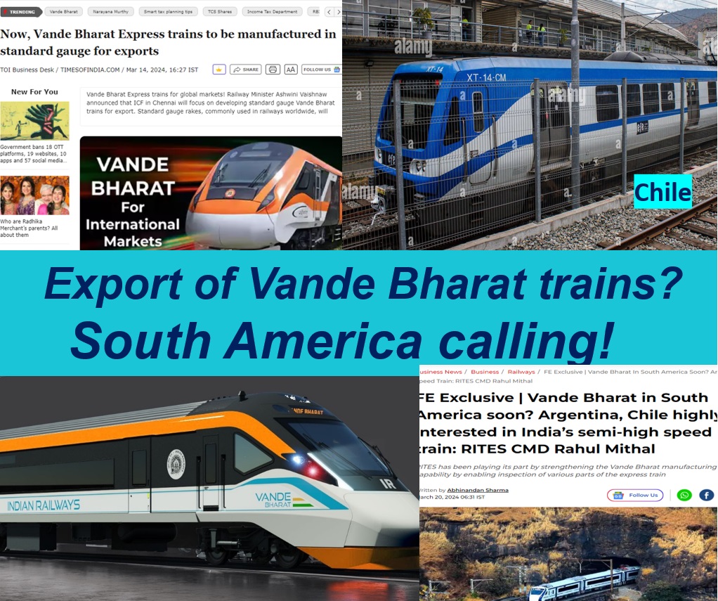 anindecisiveindian.blogspot.com/2024/03/export… 👆What with fresh news abt ICF designing 250 kmph + trains, a hype as no serious work is in hand there yet even for 200 kmph, touching ground once again & posting this blog, it can lead to realistic meaningful actions, those who read it may ignore pl 🙏