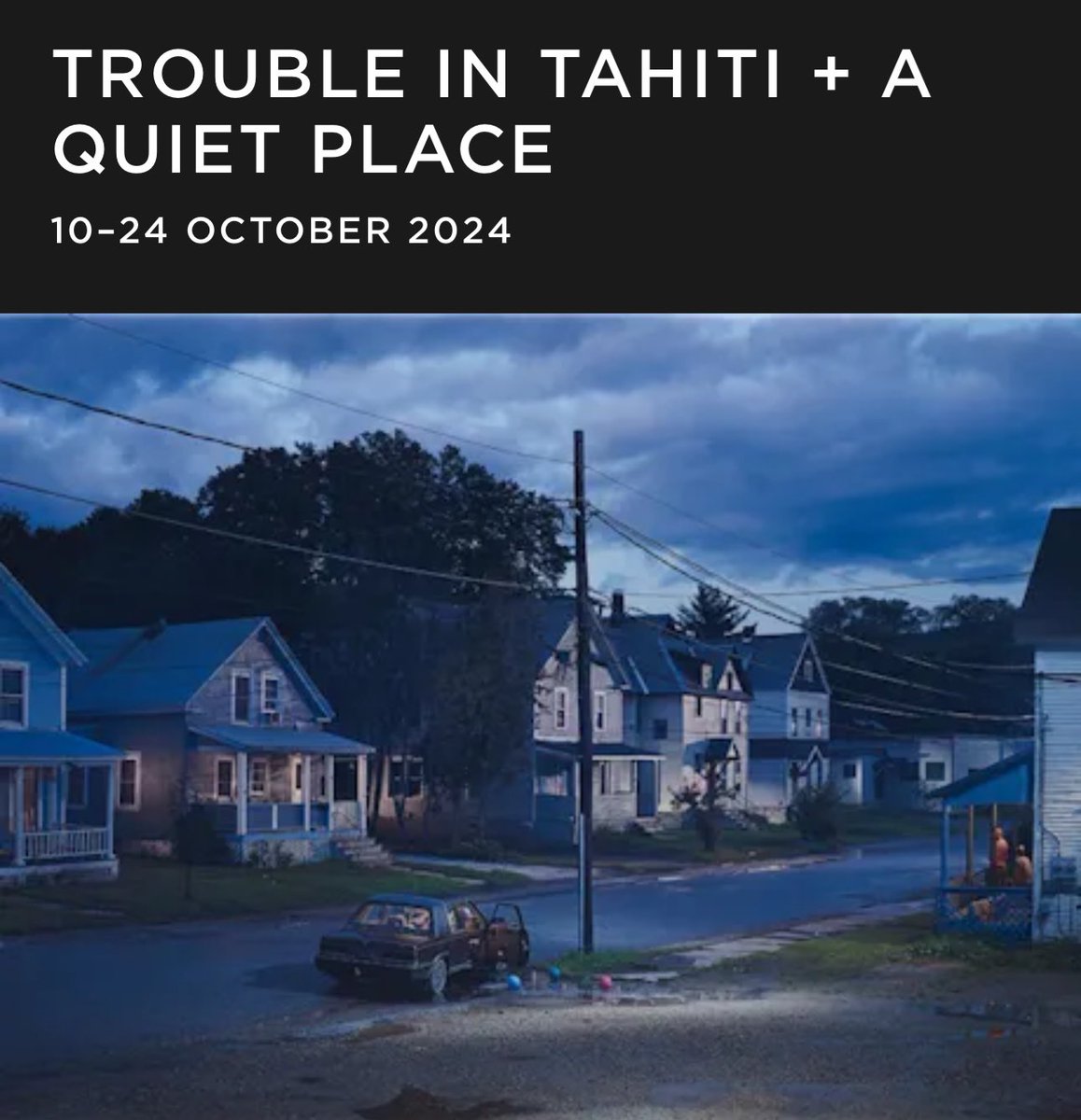 Opening 10th October @RoyalOperaHouse a double bill of Trouble in Tahiti and A Quiet Place by Leonard Bernstein roh.org.uk/tickets-and-ev…