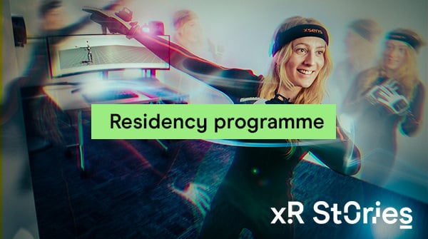 📣 Apply for the XR Stories residency programme and you could benefit from up to 5 days of focused time in our immersive tech lab to incubate new ideas and carry out productive R&D. Open to researchers and creative businesses, find out more and apply today bit.ly/3w1R9ak