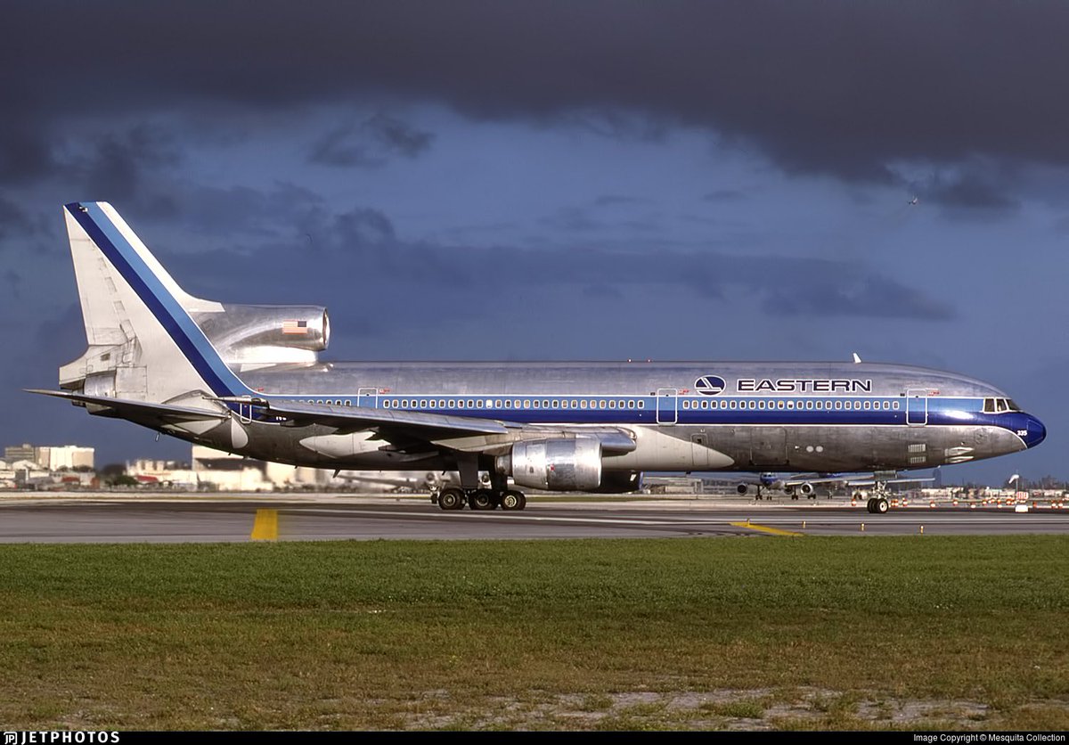An Eastern Airlines Lockheed Tristar seen here in this photo at Miami Airport in January 1988 #avgeeks 📷- See photo