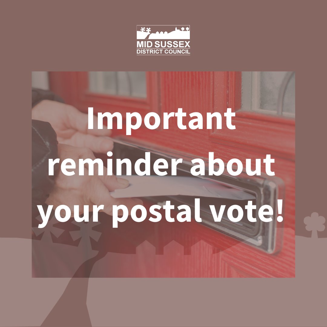 Thinking of delivering your postal vote directly to the Council office before the election? If you want to drop off your vote instead of mailing it, please do so during office hours as extra paperwork is now needed. Our office hours: Mon-Thu: 08:45 - 17:15 Fri: 08:45 - 16:15
