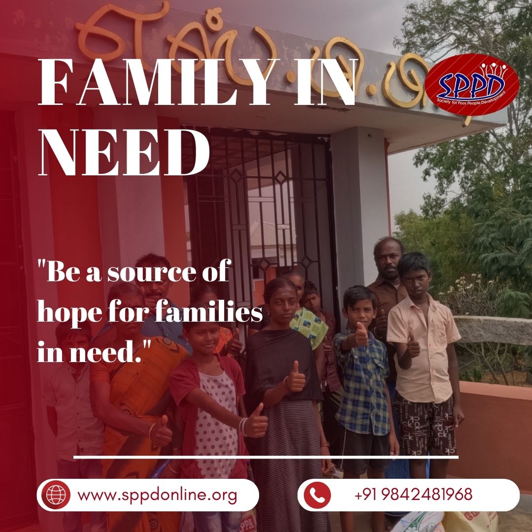 'Empower struggling families with your generosity. Your donation brings warmth, hope, and a brighter future.'|SPPD Charity
India Donation Link: sppdonline.org/sponsor-child/
USA Donation Link: give.do/fundraisers/ke…
Donate Now: +91 919842481968
#FamilyAid #SupportingFamilies #helping