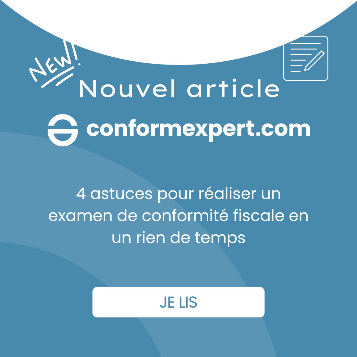 📄 4 astuces pour réaliser un examen de conformité fiscale en un rien de temps 👉 Découvrez 4 astuces pour gagner du temps lors de la réalisation des #ECF : ecma-solutions.com/actualites/4-a… #ExpertsComptables #conformexpert #ExamenConformitéFiscale