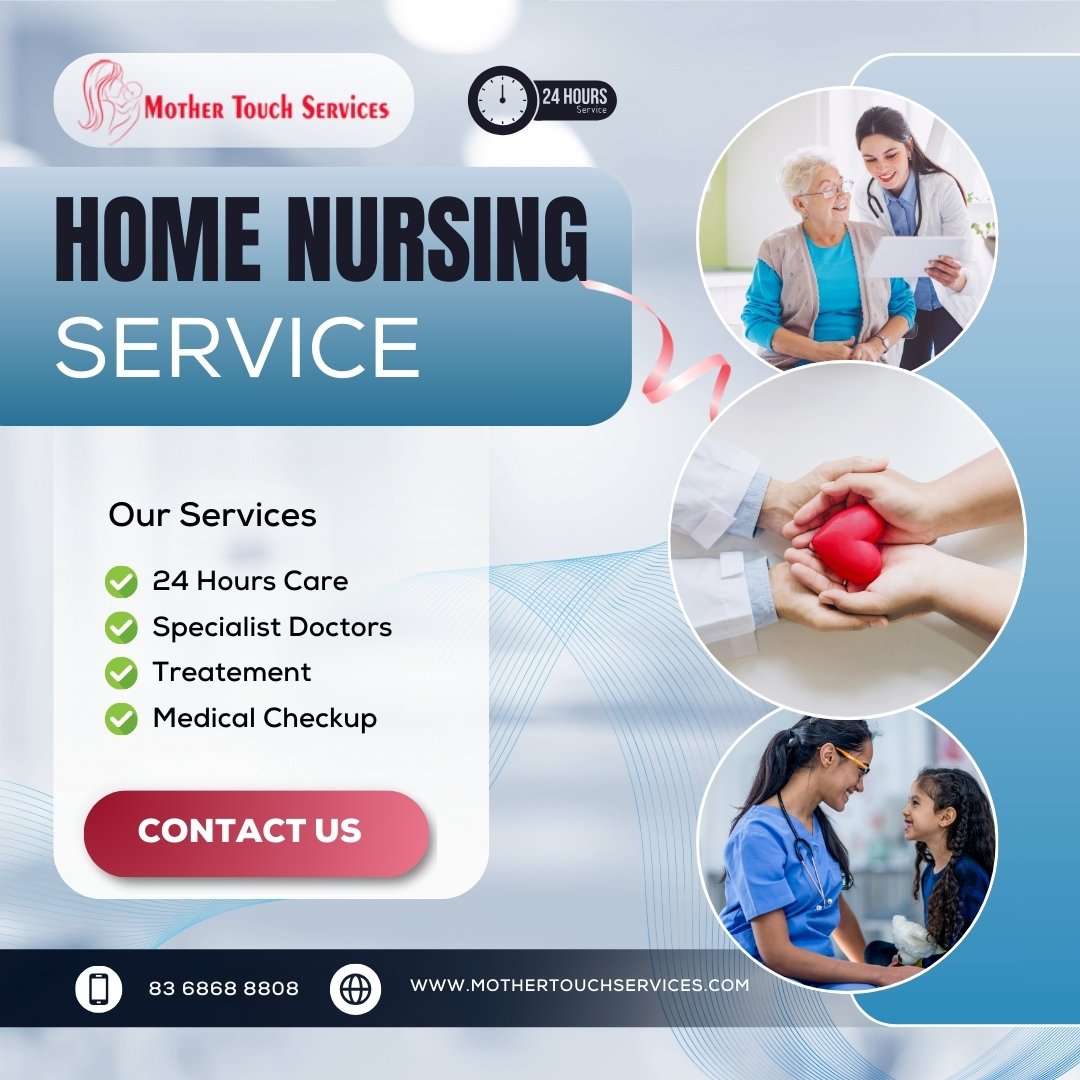 Expert care in the comfort of your home. Choose Mother Touch Services for exceptional Home Nursing. 💙🏡

Contact us at 8368688808 or email us at info@mothertouchservices.com

#homenursing   #familycare #babycare #maternitycare #elderlycare #nannysitter #mothertouchservices