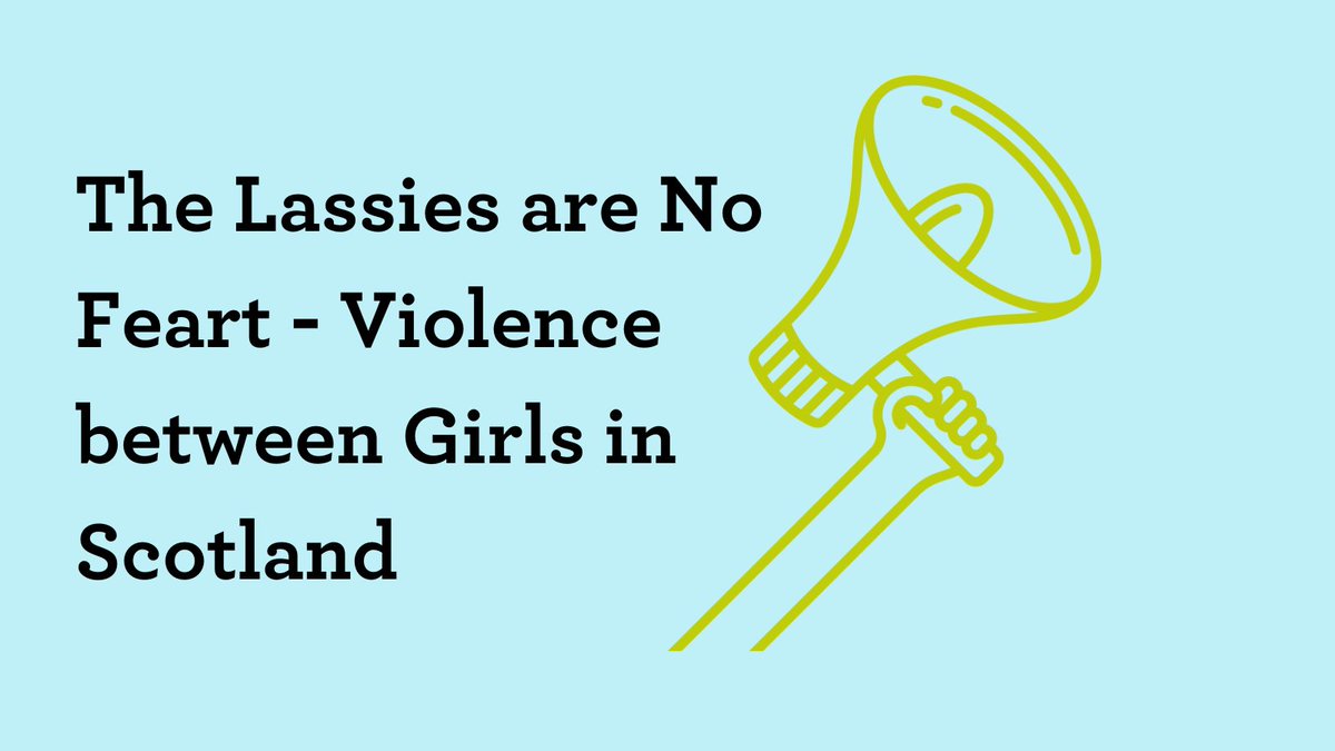 📣The Lassies are No Feart - Violence between Girls in Scotland Learn more about young women's experiences of & involvement in violence in @NKBLScotland newest report #LassiesNoFeart Read more here: noknivesbetterlives.com/wp-content/upl…