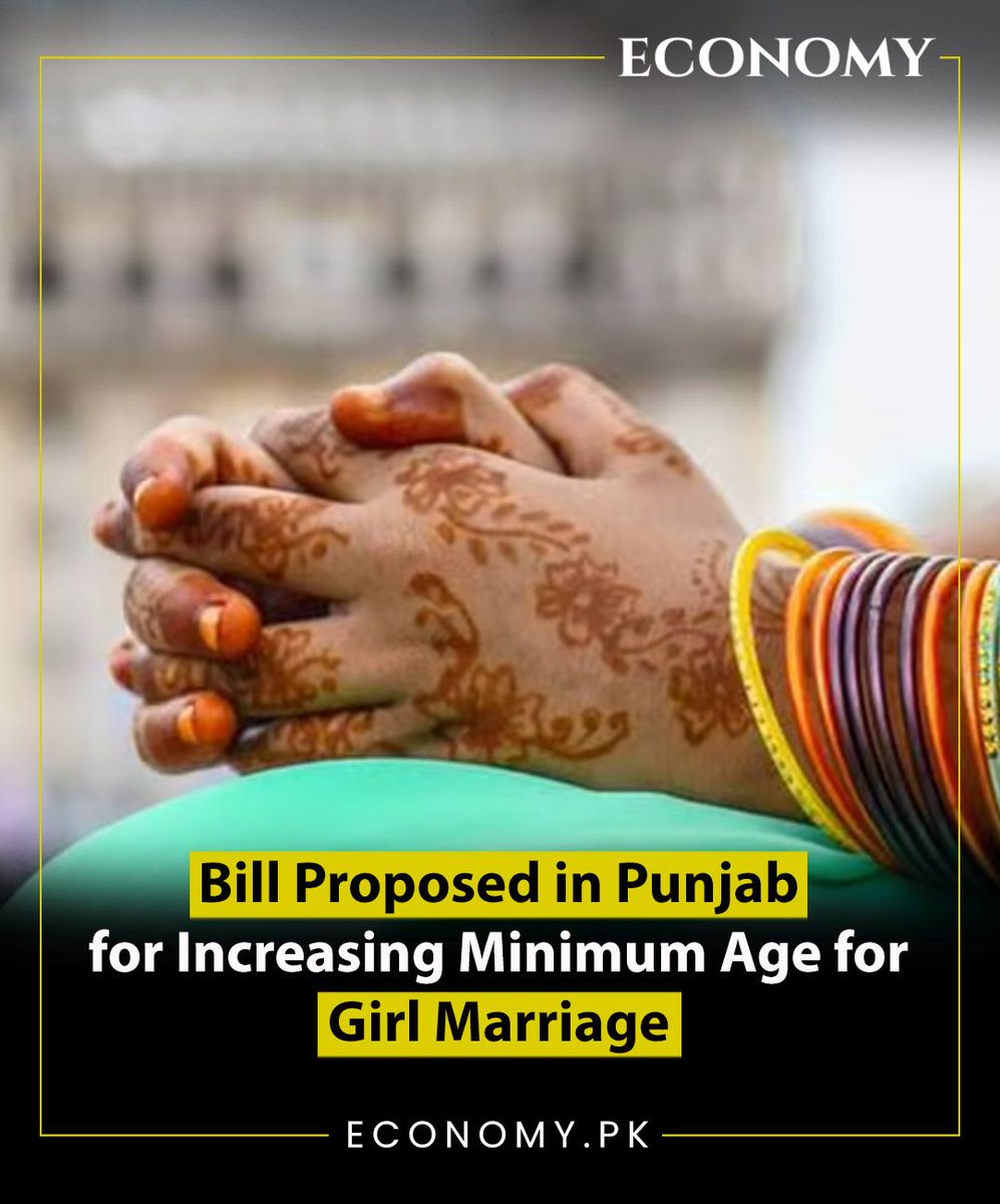 The Child Protection Welfare Bureau (CPWB) has proposed the Child Marriage Restraint Bill 2024-25 to the Punjab government. The bill suggests increasing the minimum age for girls to marry to 18 years.