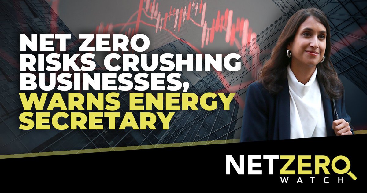 Net Zero policies risk crushing British businesses if imposed in the wrong way, the Energy Secretary will say on Tuesday, warning against a ‘green leviathan of central planning’. She’s right, Net Zero policies do risk crushing businesses which is why they need ditching…