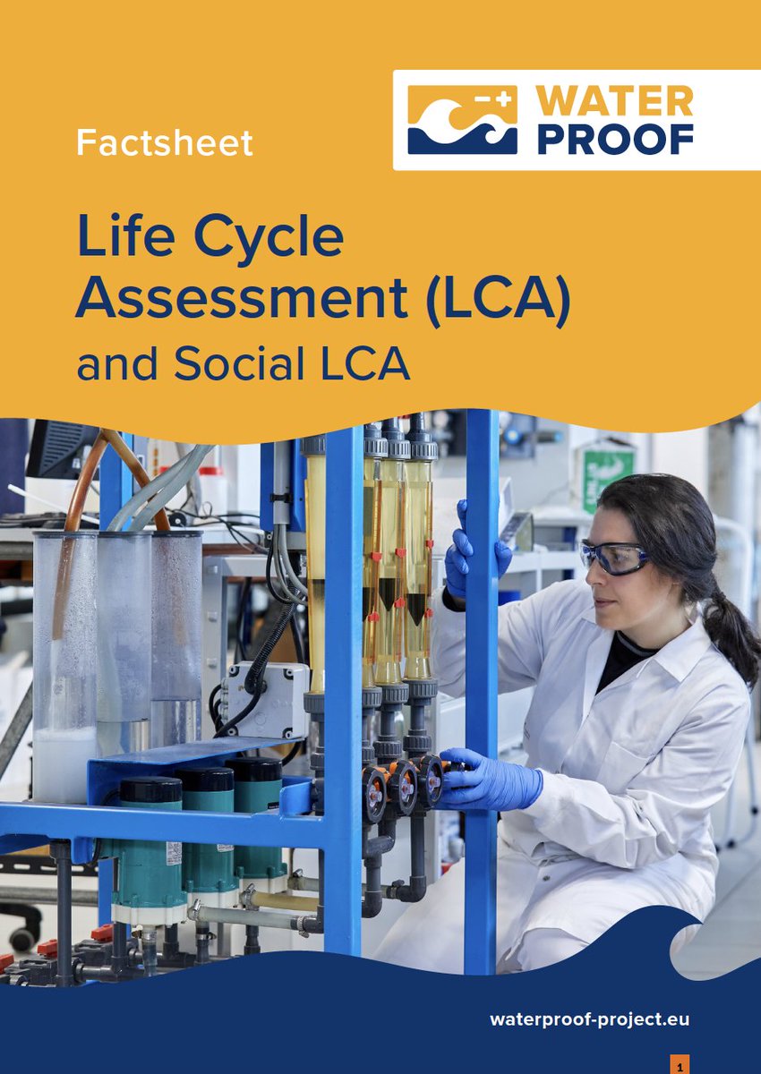 How to make the environmental sustainability performance of products and processes comparable? Currently, Life Cycle Assessment (#LCA) is the most recognised methodology. Find out more our new factsheet by the #WaterProofProject tinyurl.com/47uvhe2k