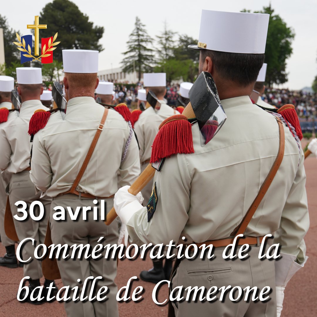 Seigneur, peu importe leurs noms… ils étaient 62 : face à une armée ils se couvrirent de gloire… la Légion y gagna son renom : Camerone ! 

Bonne fête de #Camerone2024 à la Légion Étrangère et à tous les légionnaires !

#aumonerie #militaire #catholique #legionetrangere