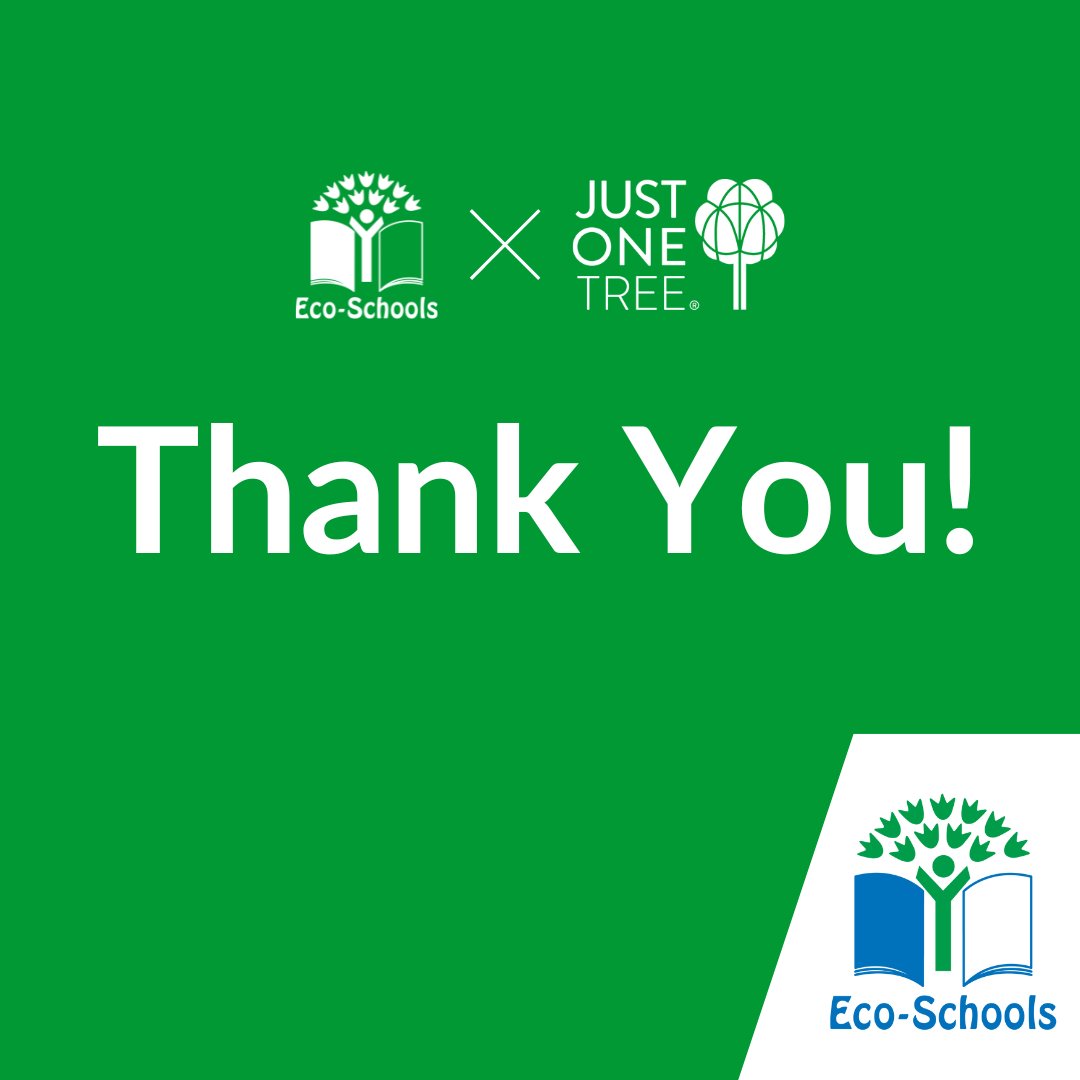 🌳As a special thank you for all your amazing eco-activity this academic year, we’re delighted to announce that we will be working with @JUST_ONE_Tree to plant one tree for every Green Flag awarded! 🌱🌿Let’s create a forest of positive change! 🌟🙌