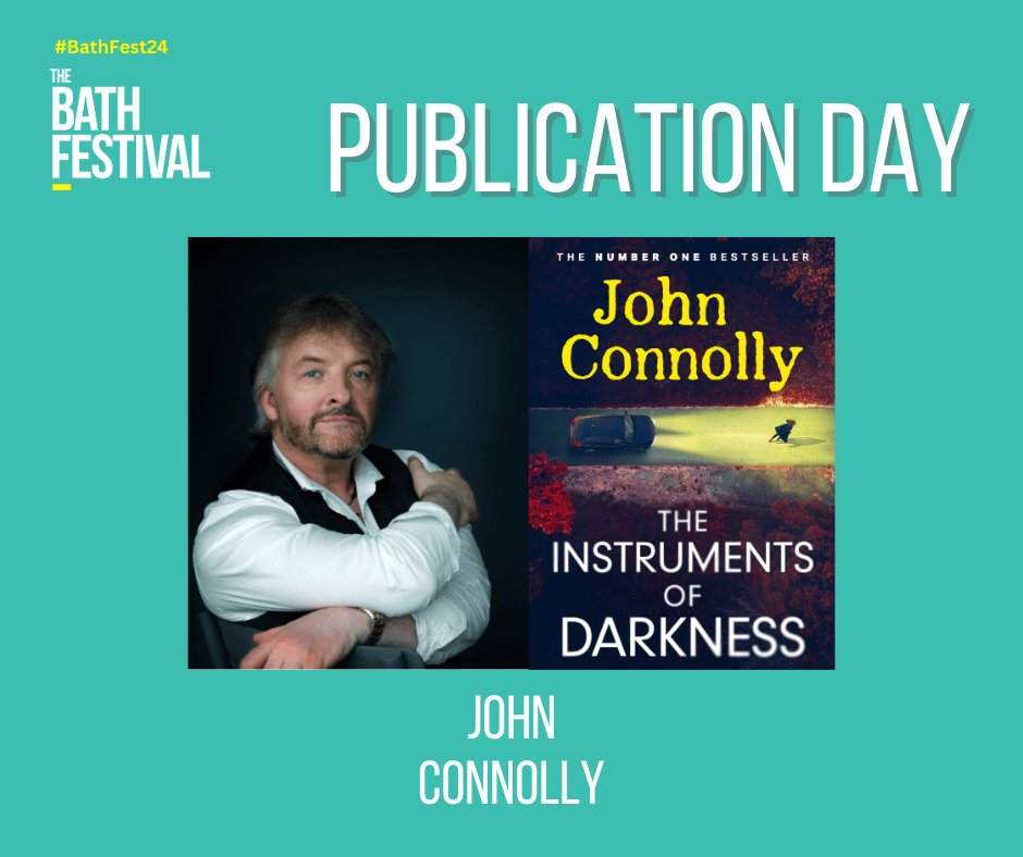 Congratulations to @JConnollybooks on the publication day for The Instruments of Darkness. We look forward to welcoming you to the Bath Festival on Monday 20 May @HodderBooks