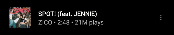 'Spot!' ft. Jennie has surpassed 21M plays on YouTube music just in 4 days 🤯

#JENNIE @oddatelier