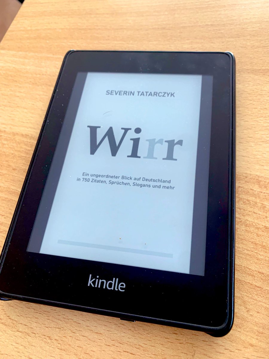 Als großer Zitate-Fan freut es mich, dass @stagerbn ein eben solches Ebook herausgebracht hat. Aktuell ist es kostenlos bei Amazon im Kindleshop, also wenn Sie Interesse haben, schlagen Sie zu. Wie der Name schon sagt, es wird Wirr!