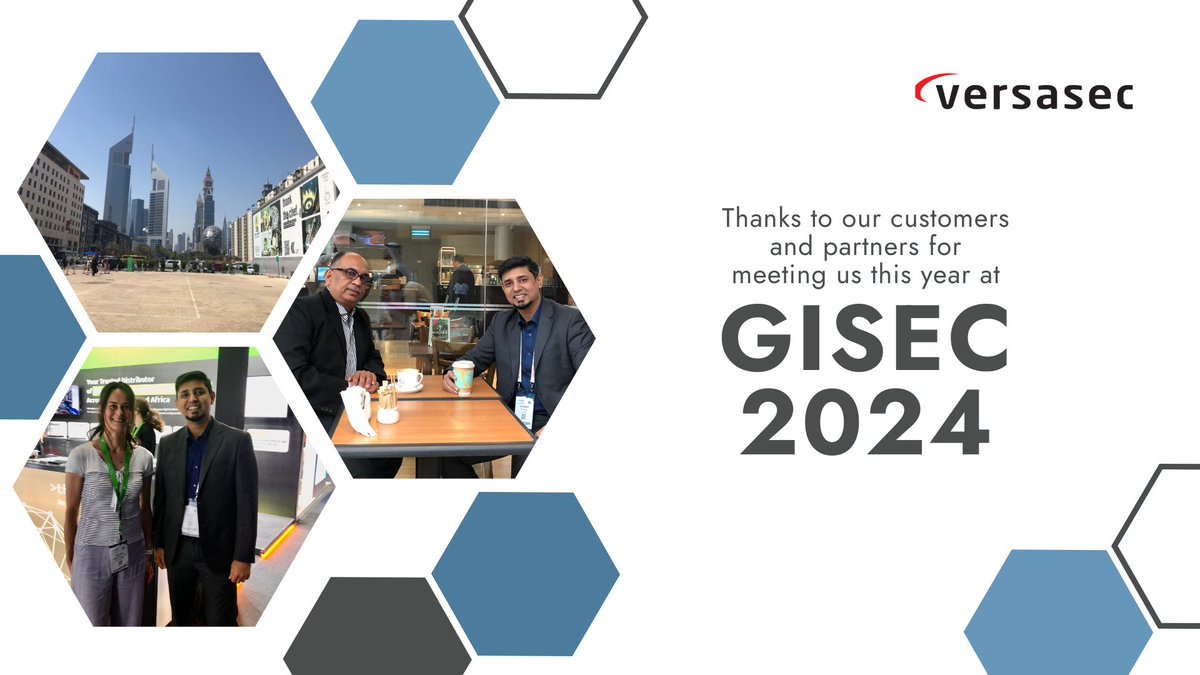 Thank you to customers and partners for connecting @GISECGlobal 2024! Planning for a secure future together 💪