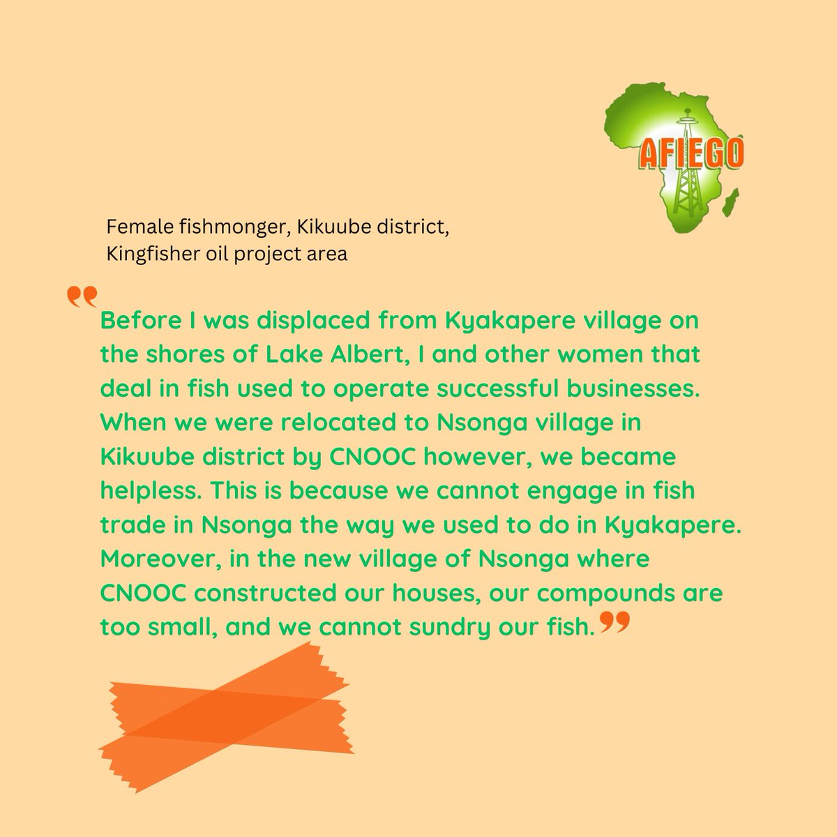 🚨🔥AFIEGO has published a research brief on the impact of @CNOOCUgandaLtd & @TotalEnergiesUG's Kingfisher & Tilenga oil projects respectively on Lake Albert fisherfolk. The projects have affected fishers' access to fishing grounds among others. Read: afiego.org/wp-content/upl… 🔥🔥