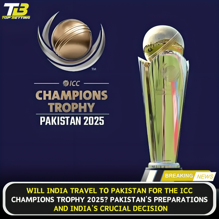 Will India Travel to Pakistan for the ICC Champions Trophy 2025? Pakistan's Preparations and India's Crucial Decision

#INDvsENG #ENGvsIND #ICC #CHAMPIONSCUP #PAKISTAN #INDIA #ICC #LASTESTNEWS #CHAMPIONSTROPHY #CRICKETTEAM #TOPBETTINGSPORTS #SPORTSZONE