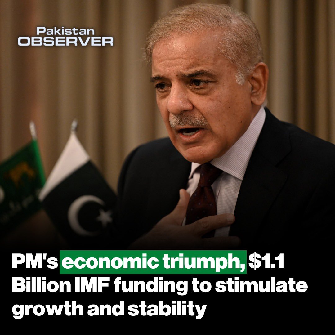 Prime Minister Shehbaz Sharif has expressed his satisfaction and relief as the International Monetary Fund (IMF) released the final tranche of $1.1 billion, marking a significant milestone in Pakistan's economic recovery. This disbursement brings the total funds received under…