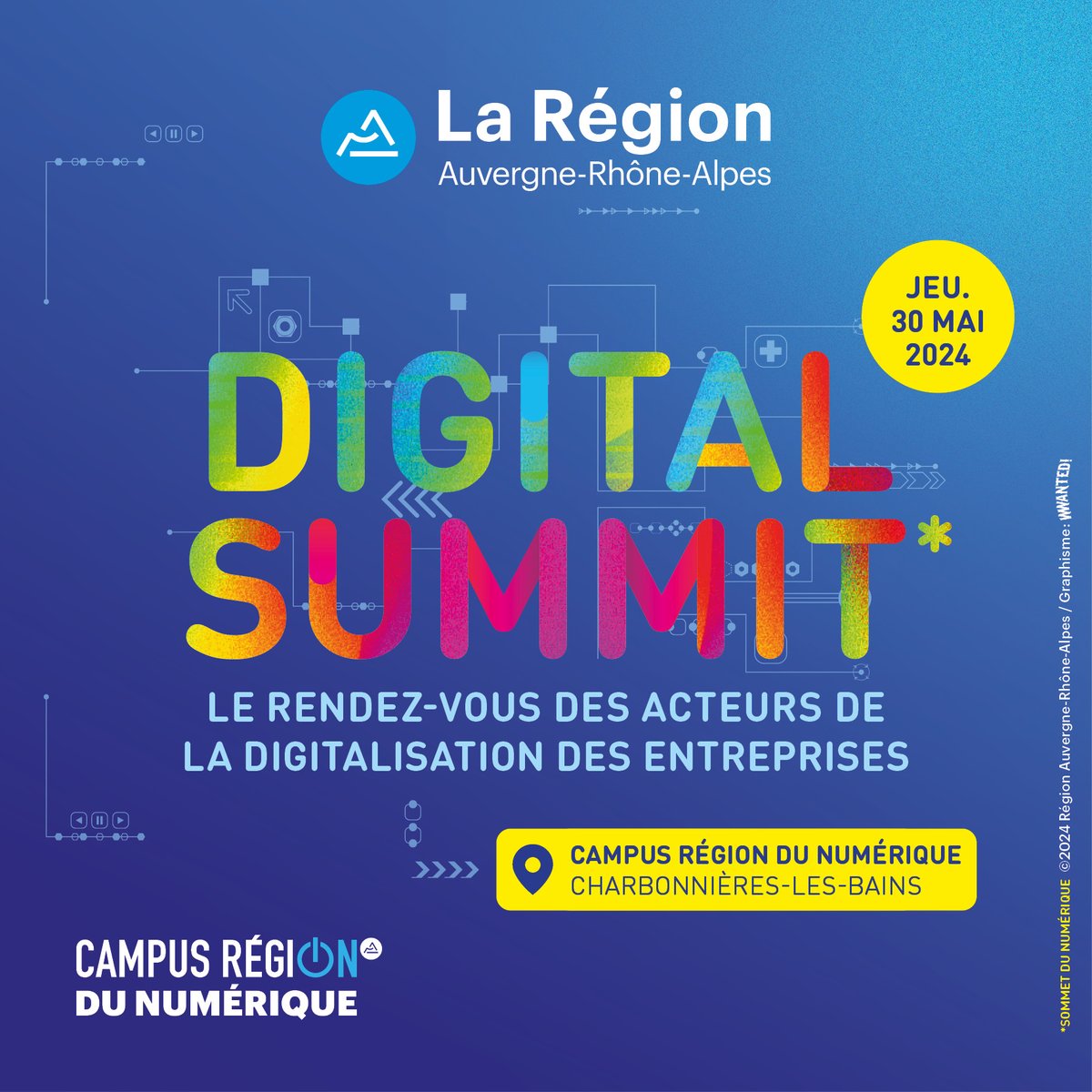 J-30 avant la 4e édition de Digital Summit ! Au sein du @CampusRegion à Charbonnières-les-Bains, le Digital Summit convie l’écosystème BtoB le jeudi 30 mai pour un instant de réflexion et d’échange autour des enjeux du #numérique. 👉 Inscriptions : pulse.ly/sbxvxcqmlw