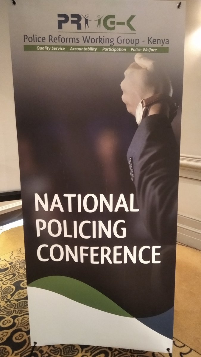 On stage now at the #NationalPolicingConference24 is @MartinMavenjina talking about Public Order Management in relation to elections preparedness #ReformingPolicing #UtumishiKwaMwananchi #NationalPolicingConference24