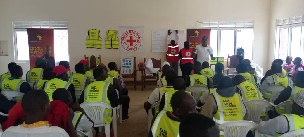 #SafeSteps - Phase 2, Masaka happening now, training bodaboda riders/cylists. We equip them with safety skills, road usage, and knowledge on the traffic signs and basic first aid skills. We desire to see a Uganda with more responsible road users, targeting one group at a time.