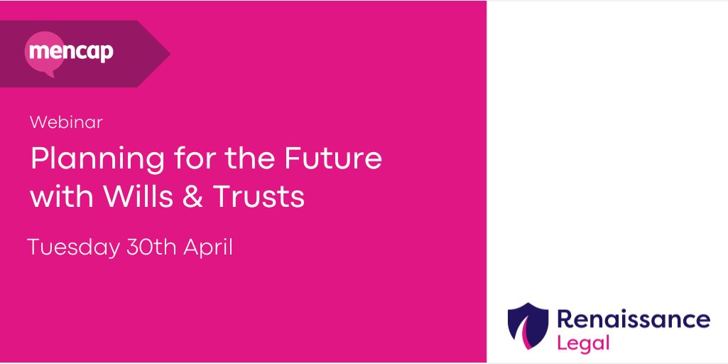 This morning, Stuart Price is joining @mencap_charity to discuss the importance of using specialist Wills and Trusts to protect a disabled or vulnerable loved one. The free webinar begins at 10:30am. ow.ly/eEYX50RrXlq