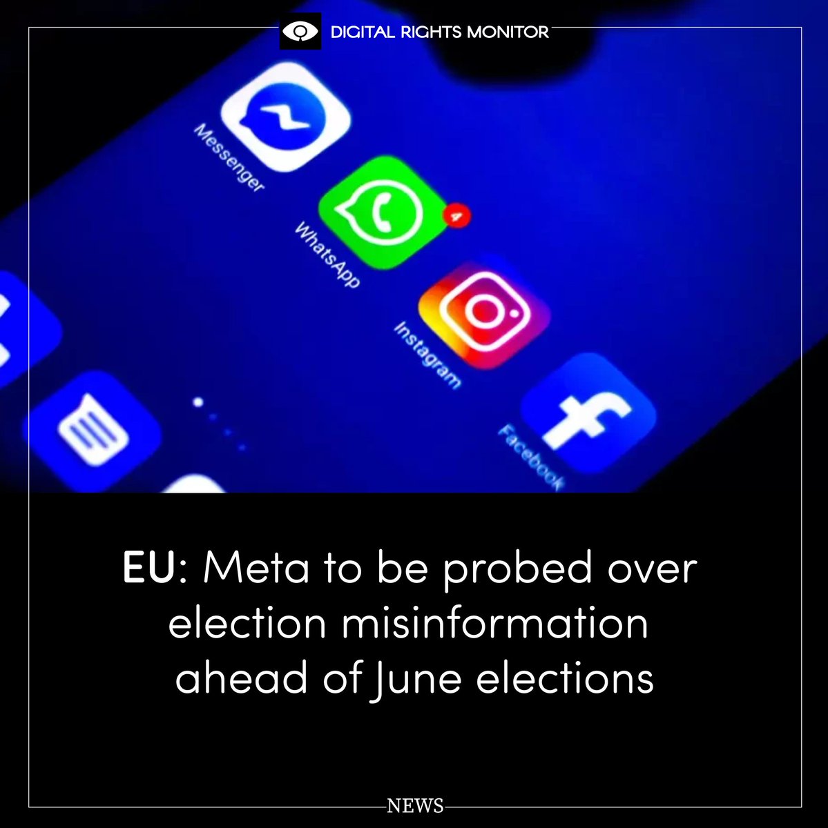 The investigation will focus on Meta’s efforts to contain dissemination of election misinformation by external actors, according to reports. Read: digitalrightsmonitor.pk/eu-meta-to-be-…