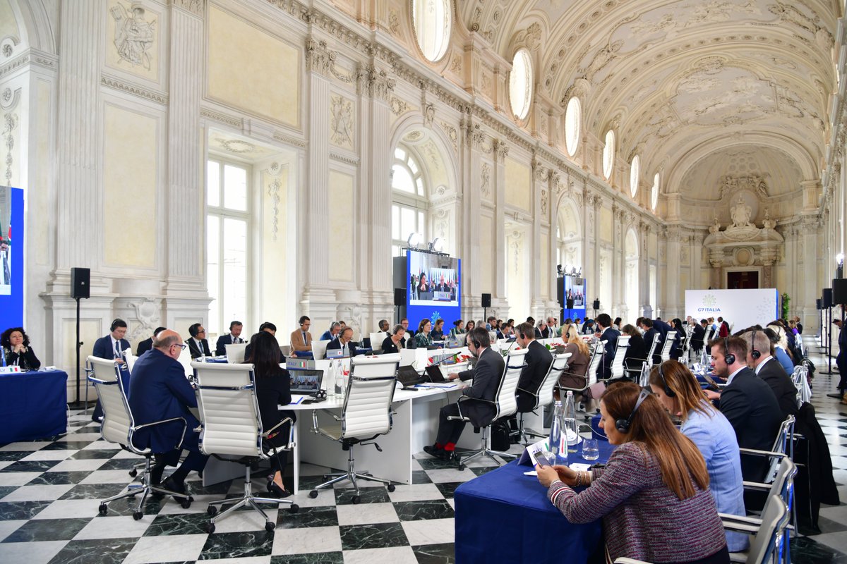 Plenary meeting of the Climate, Energy and Environment ministers with guest countries and international organizations #G7 #G7Italy