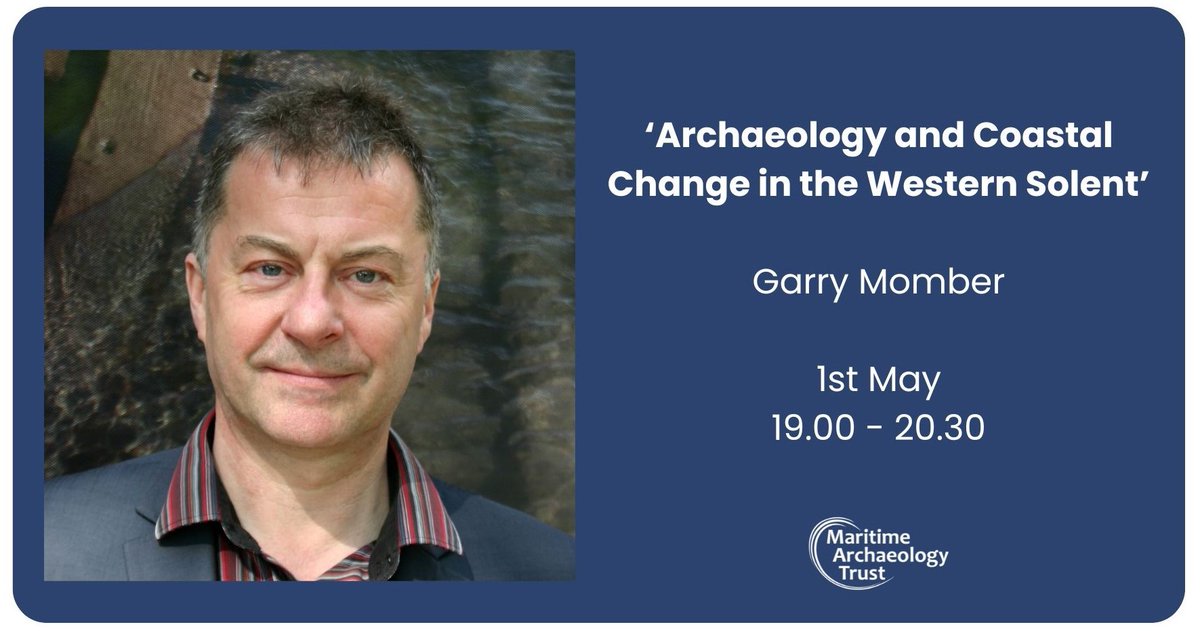 Tomorrow evening, you can catch our director, Garry Momber, who will be giving an in-person talk on 'Archaeology and Coastal Change in the Western Solent' from 19.00.