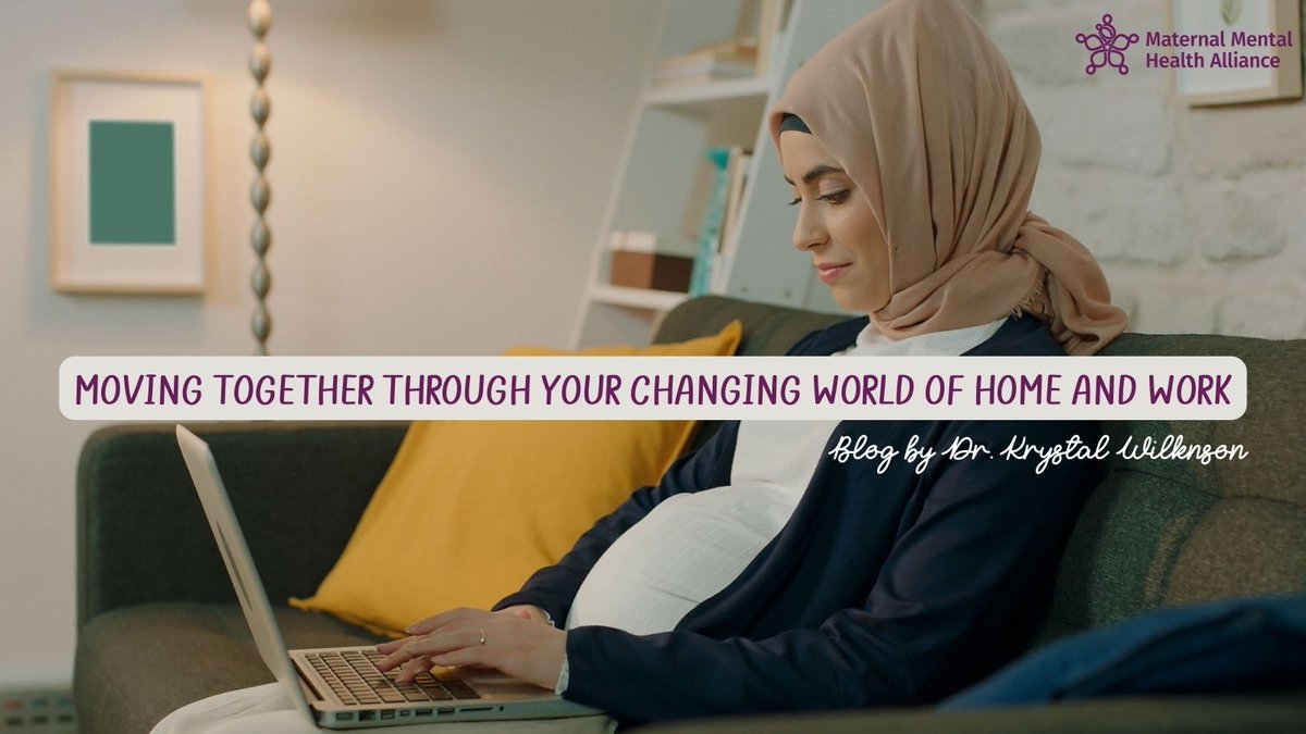 Today’s theme for #MMHAW24 is ‘Moving together through your changing world’.

We're focussing on your changing world at work with a guest blog from the brilliant <a href="/DrKrysWilkinson/">Krystal Wilkinson</a>: maternalmentalhealthalliance.org/news/maternal-… 

#RediscoveringYou #MaternalMHmatters #StrongerTogether