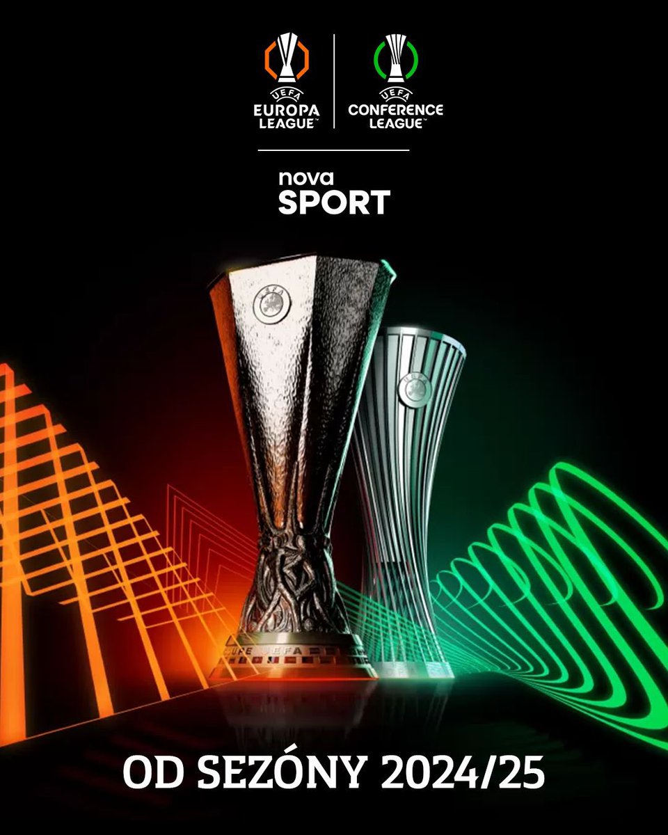 Nova Sport získala další skvělý obsah. Od nové sezony budeme vysílat zápasy Evropské a Konferenční ligy UEFA. Máme první volbu, takže na Nova Sport 5 vybereme vždy TOP utkání, ideálně s českou účastí. Těšíme se moc⚽️