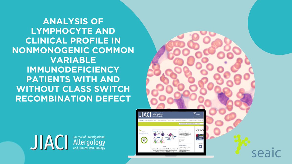 📢Atención alergólog@📢 📑 Os compartimos el artículo: 'Análisis del perfil linfocitario y clínico en pacientes con #inmunodeficiencia común variable no monogénica, con y sin defecto en la recombinación del cambio de clase', publicado en el #JIACI. 👉🏼🔗 pmsl.es/pd